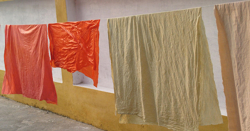 the fabric dying process