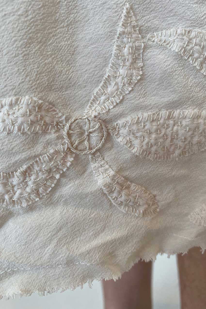 sale cutwork flower skirt