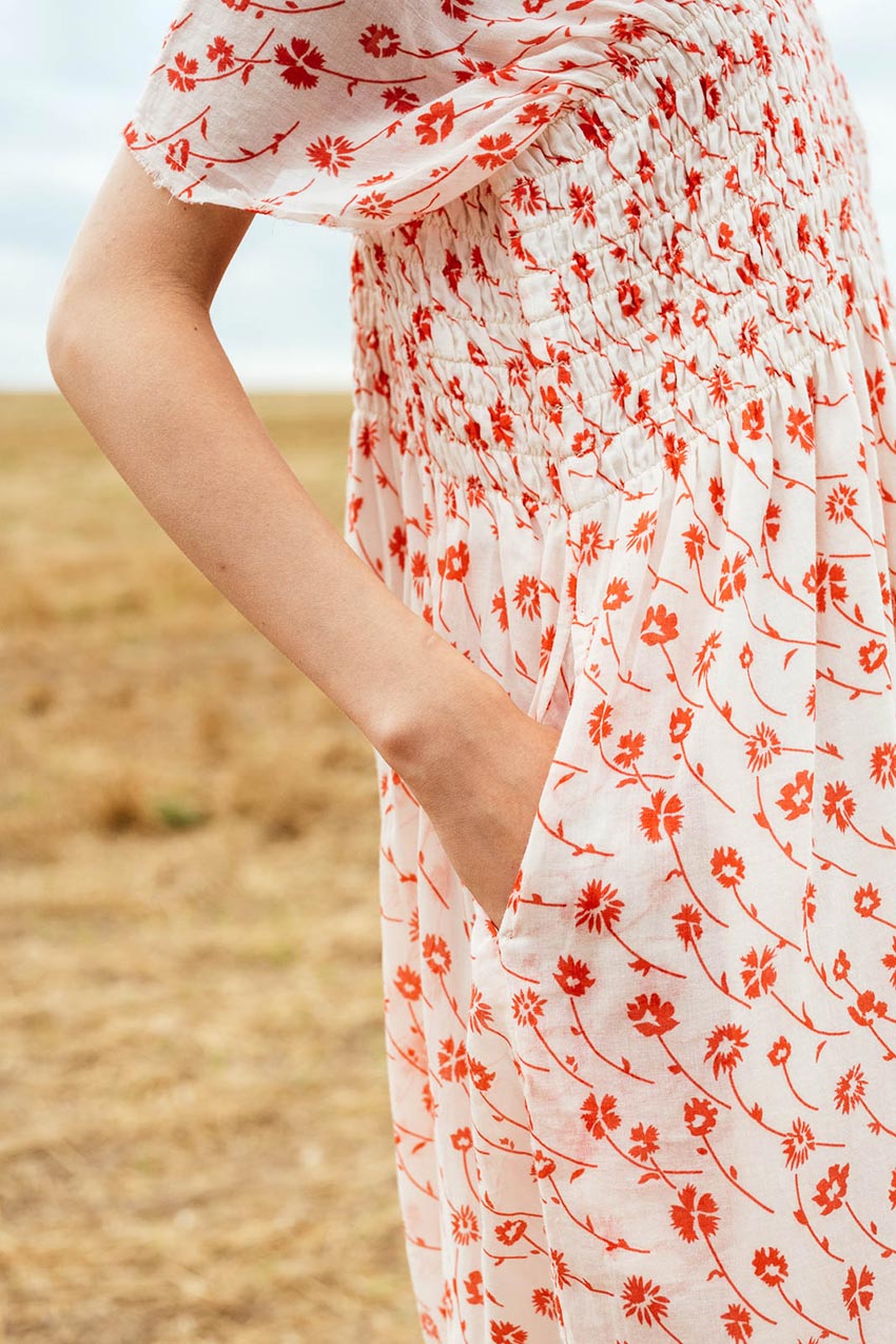 sale asymmetric moonbeam dress print