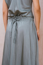 bias cut dress silk cotton satin