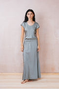 bias cut dress silk cotton satin