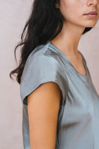 bias cut dress silk cotton satin