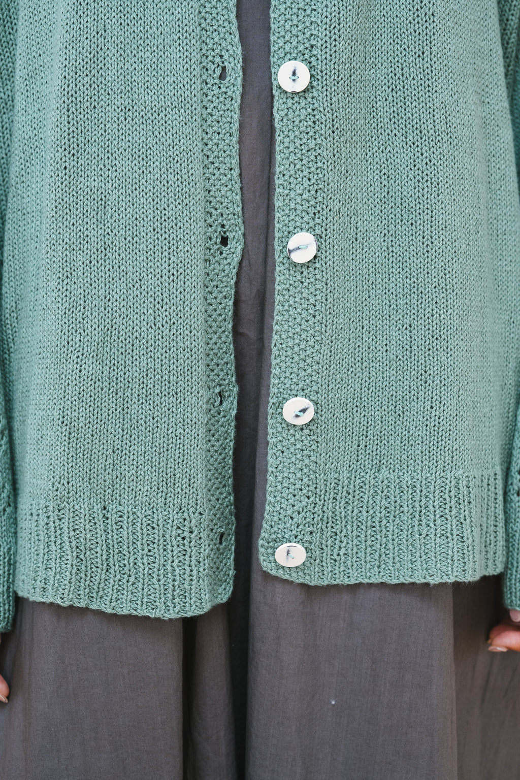 big lacey cardigan cotton cashmere