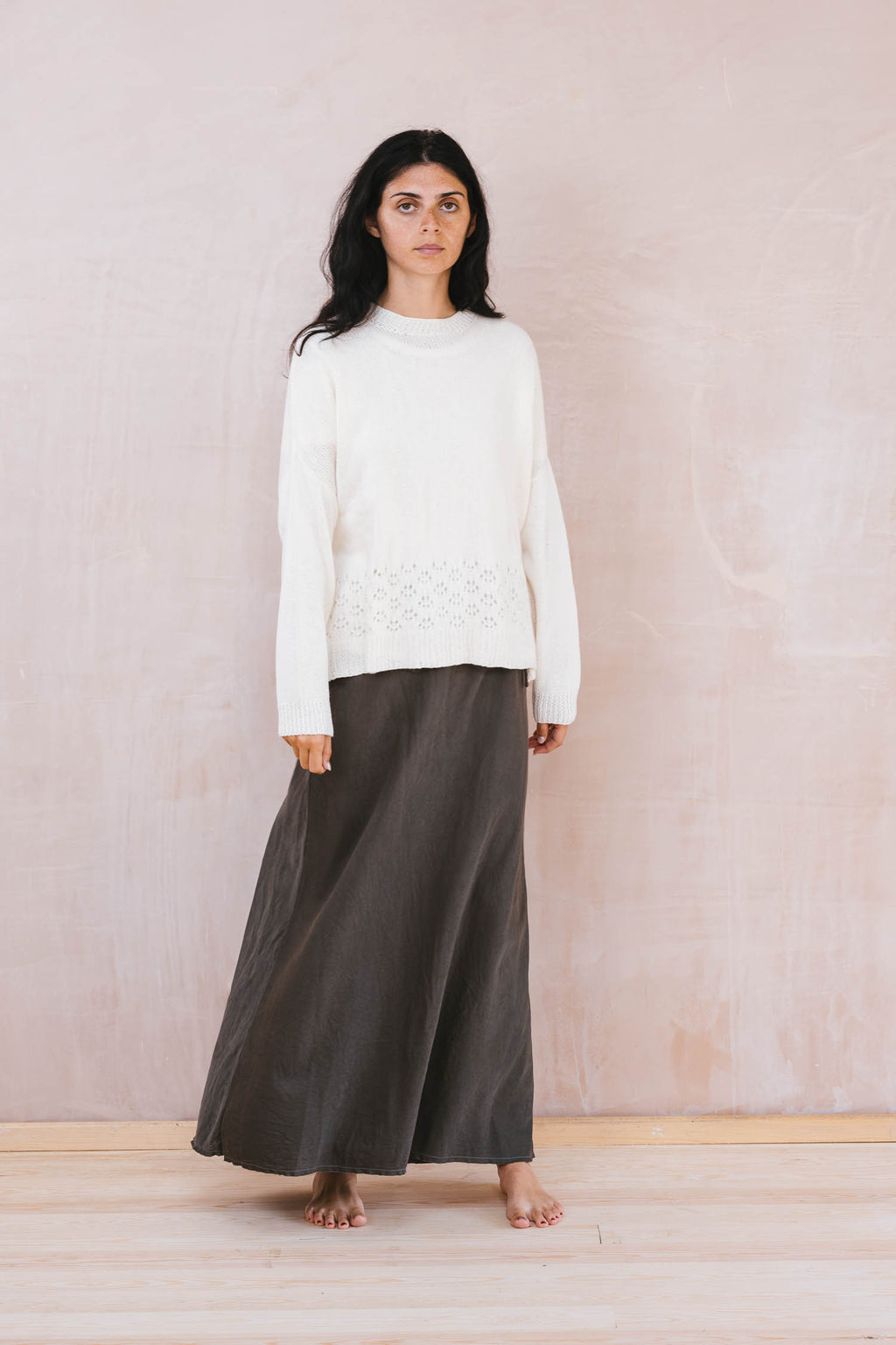 big lacey sweater cotton cashmere