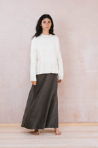 big lacey sweater cotton cashmere