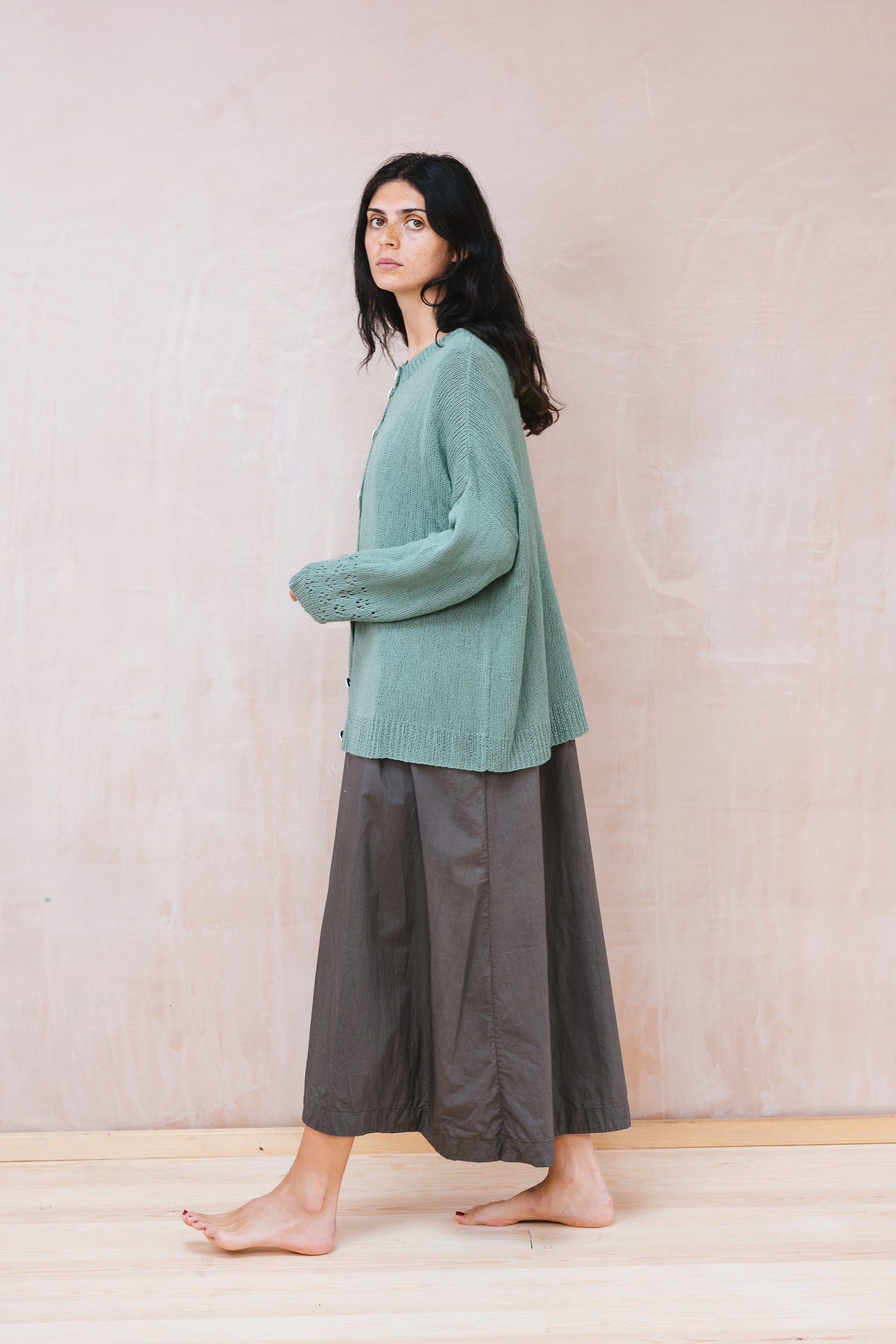 big lacey cardigan cotton cashmere