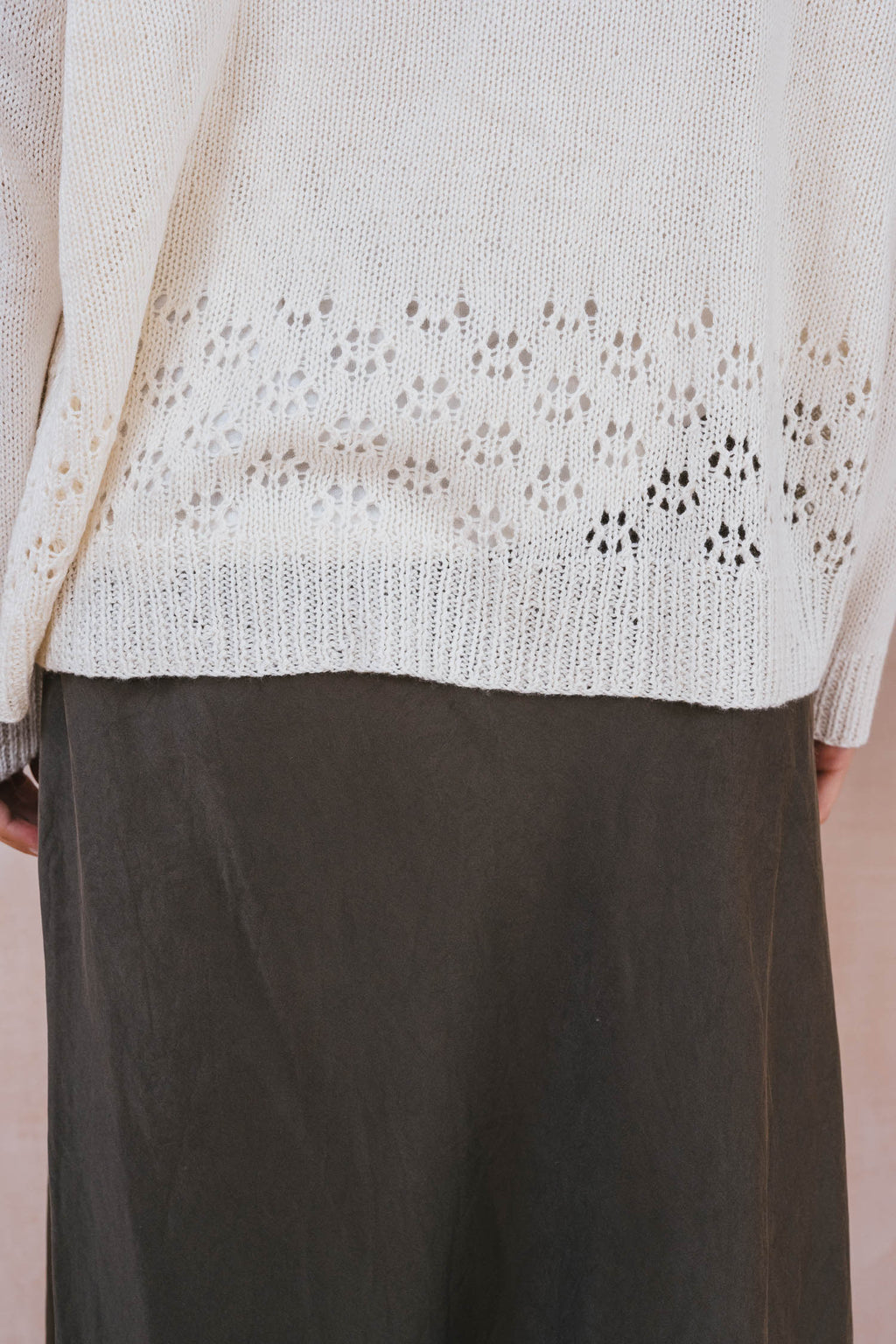 big lacey sweater cotton cashmere