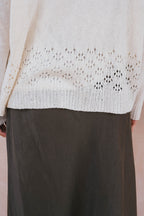 big lacey sweater cotton cashmere