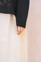 big lacey sweater cotton cashmere