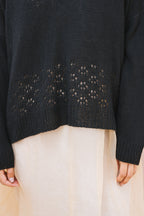 big lacey sweater cotton cashmere