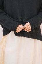 big lacey sweater cotton cashmere
