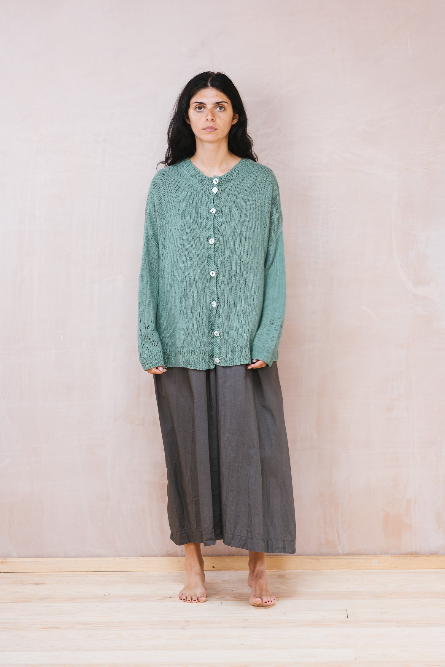big lacey cardigan cotton cashmere