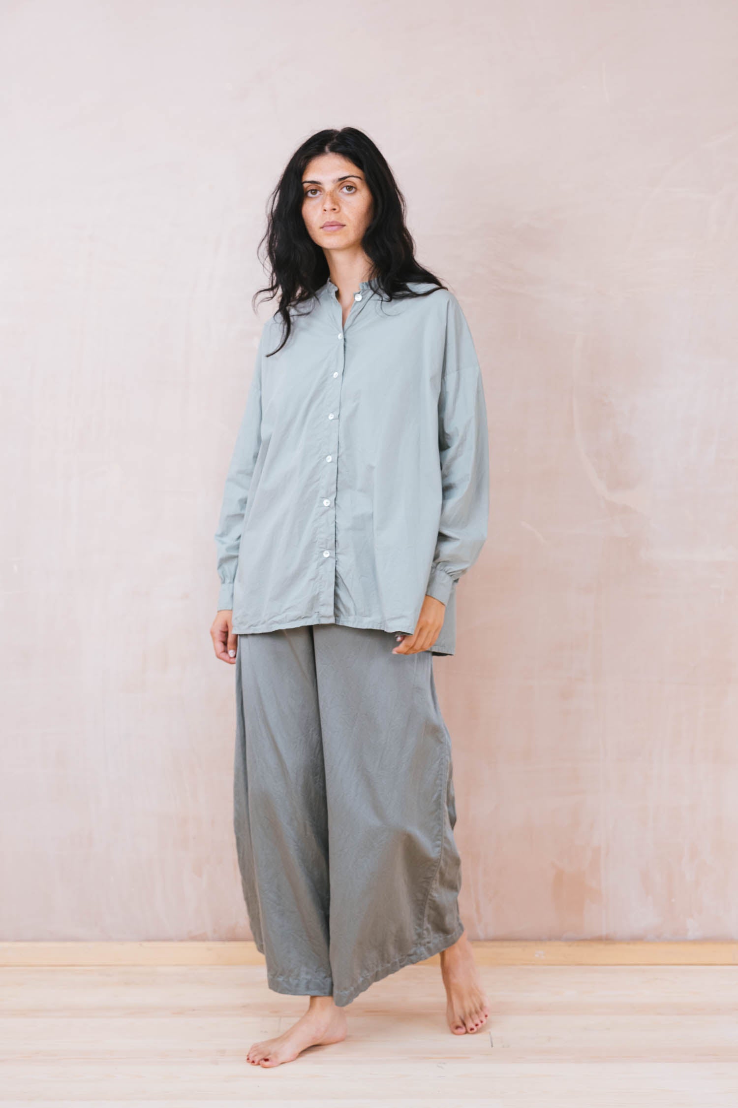 mud pants silk cotton satin