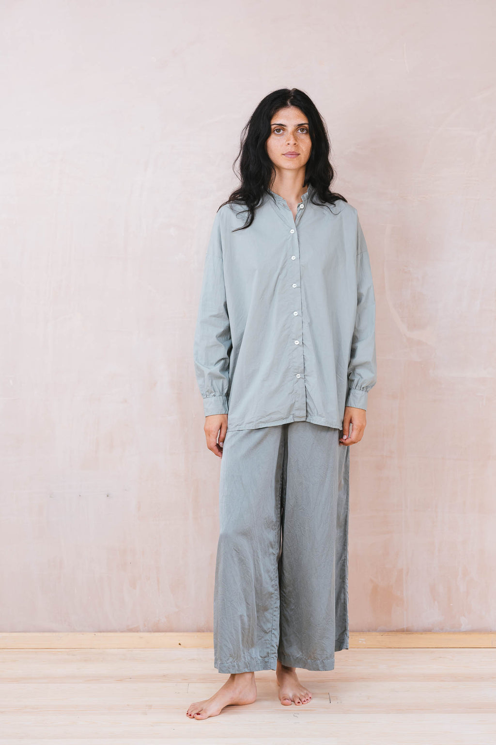 button thru shirt cotton poplin