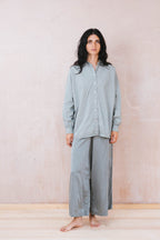 button thru shirt cotton poplin