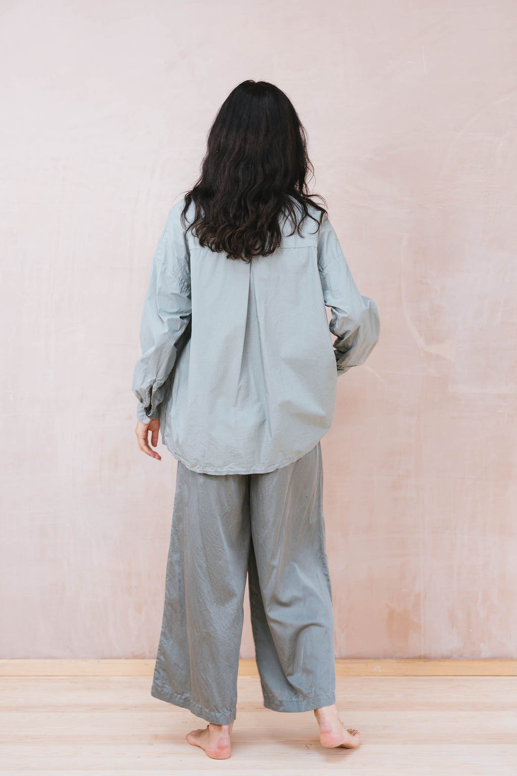mud pants silk cotton satin