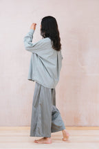 button thru shirt cotton poplin