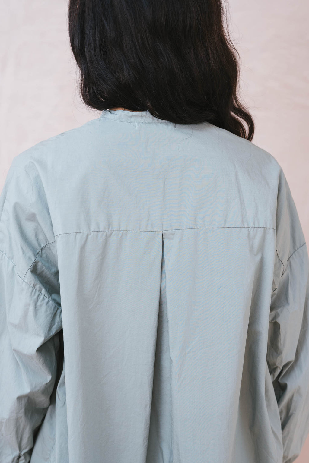 button thru shirt cotton poplin