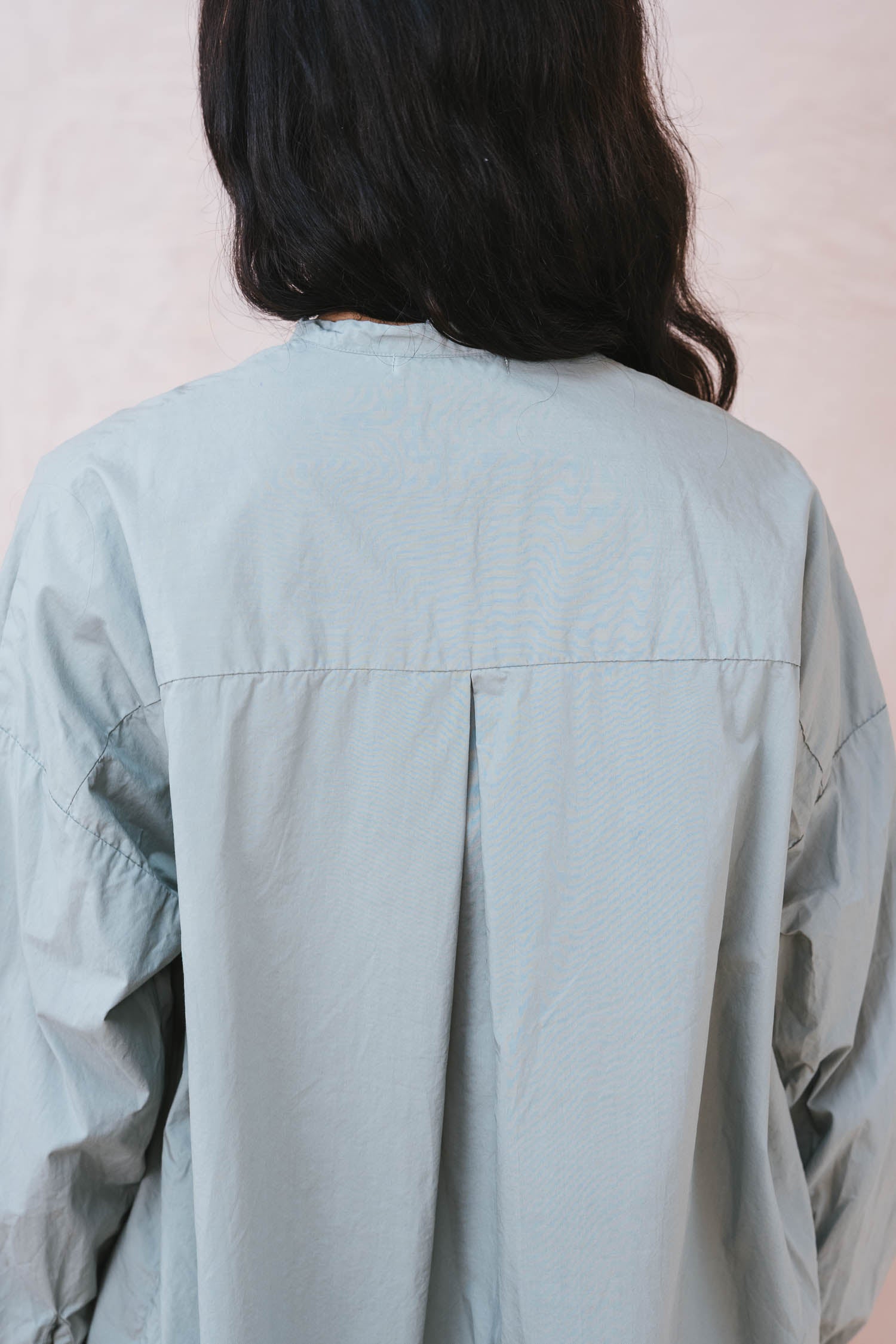 button thru shirt cotton poplin