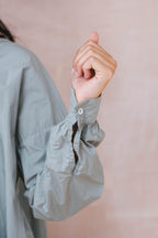 button thru shirt cotton poplin