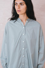 button thru shirt cotton poplin