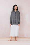 button thru shirt cotton voile