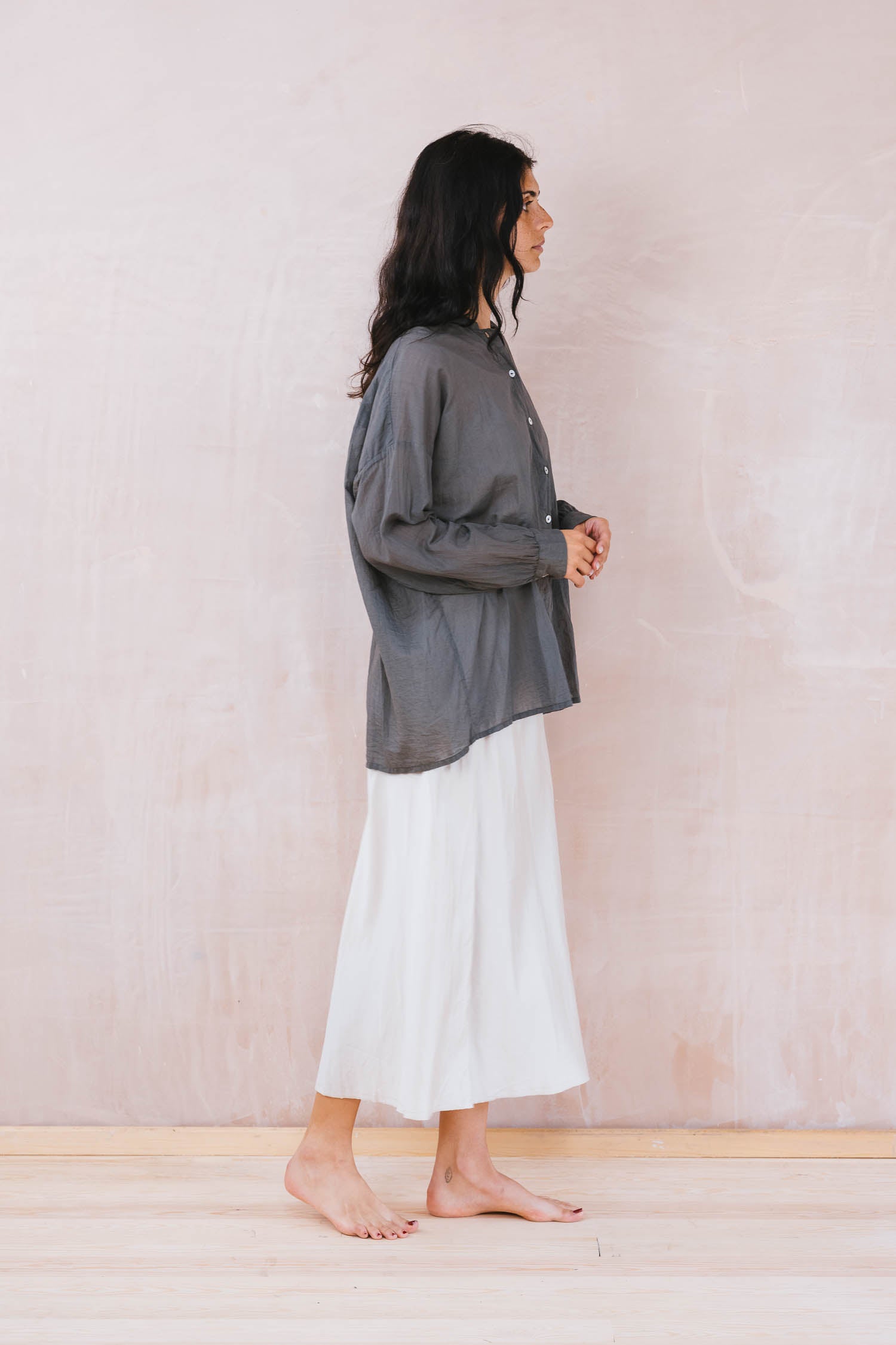 bias cut skirt short