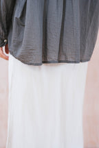 button thru shirt cotton voile