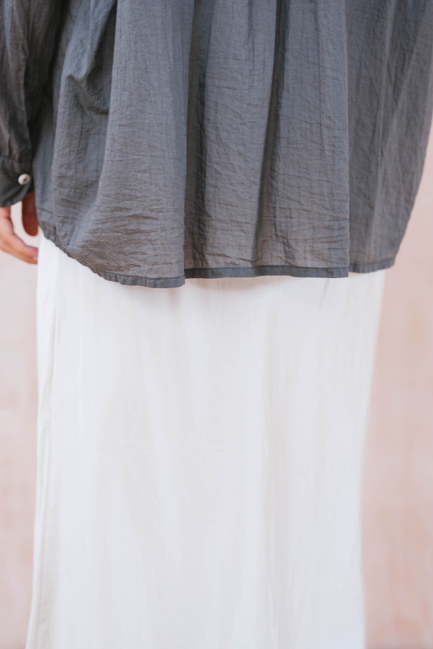button thru shirt cotton voile