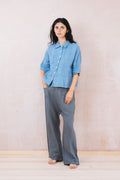 clean patch shirt linen