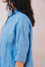 clean patch shirt linen