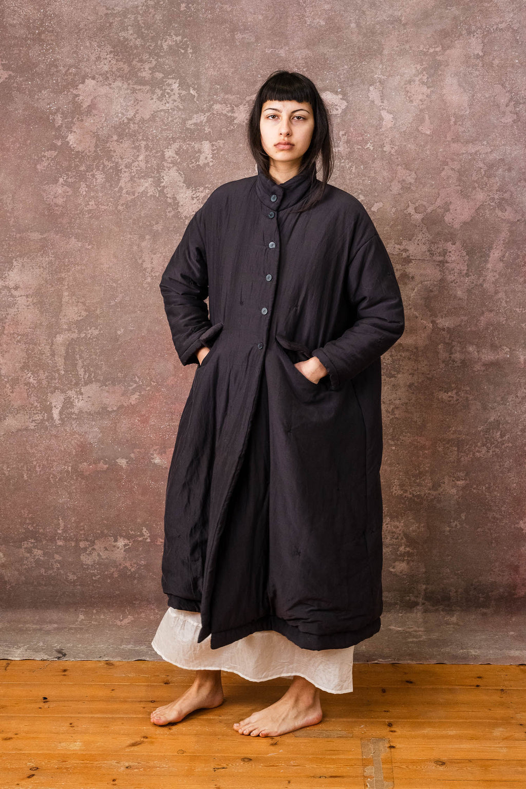 cuddle coat with flower lining