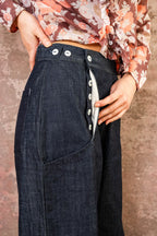 hem pants denim