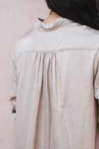 dewey dress silk cotton satin