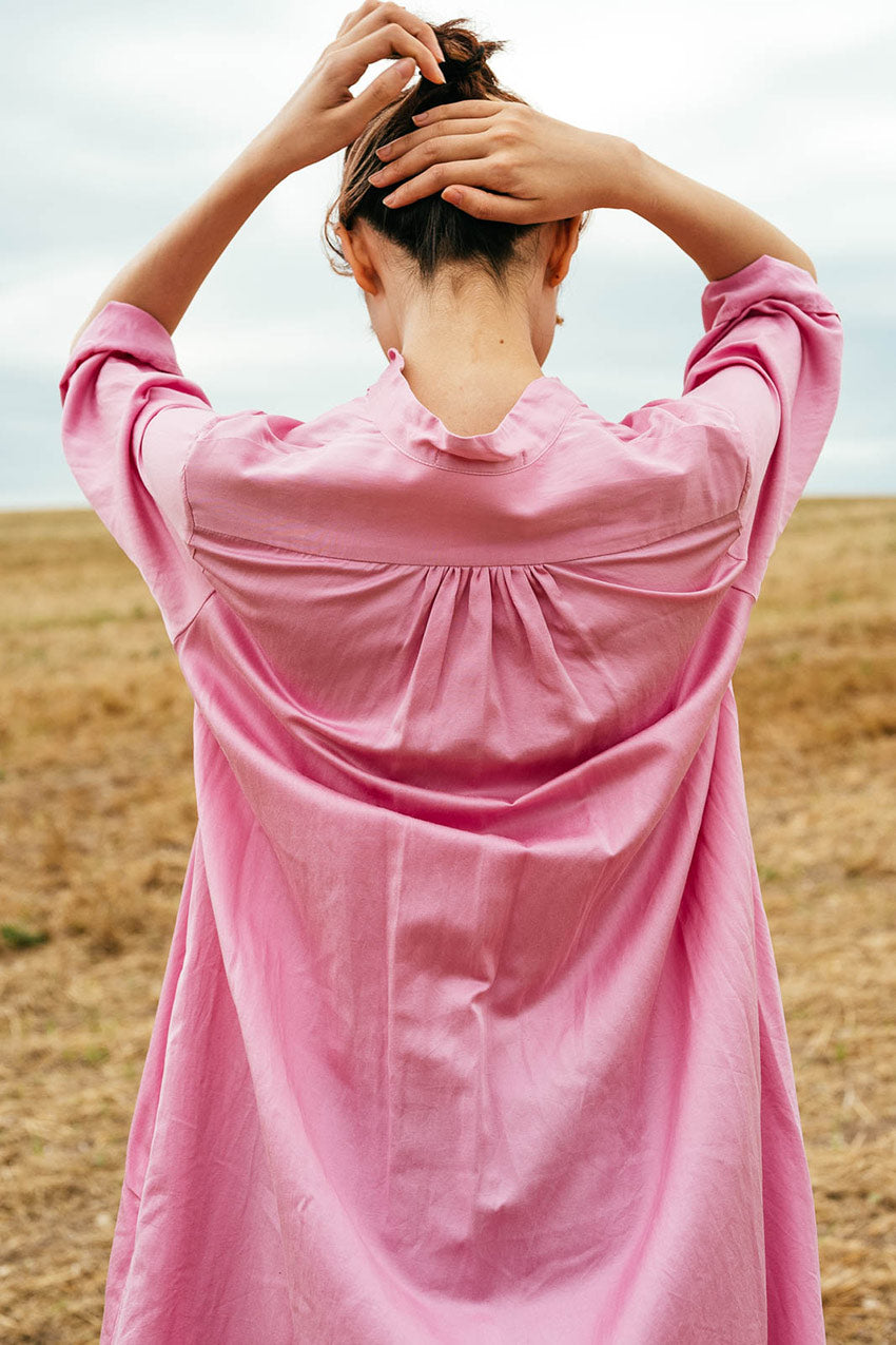 sale dewey dress silk cotton satin