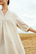 sale dewey dress washed Irish linen