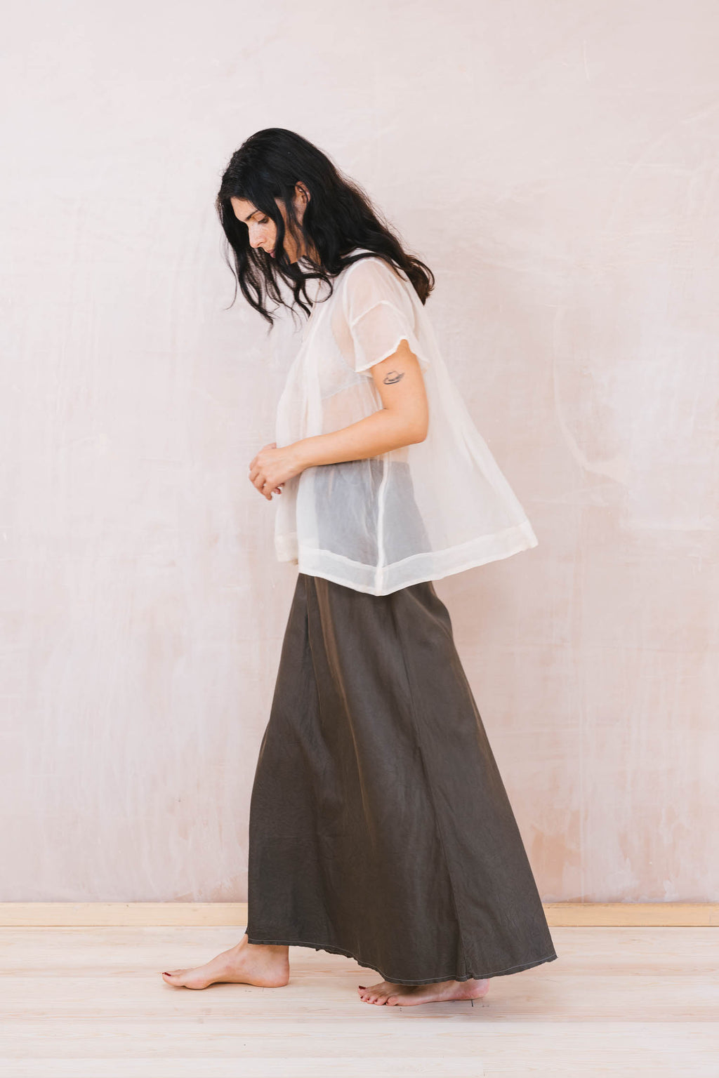 bias cut skirt long