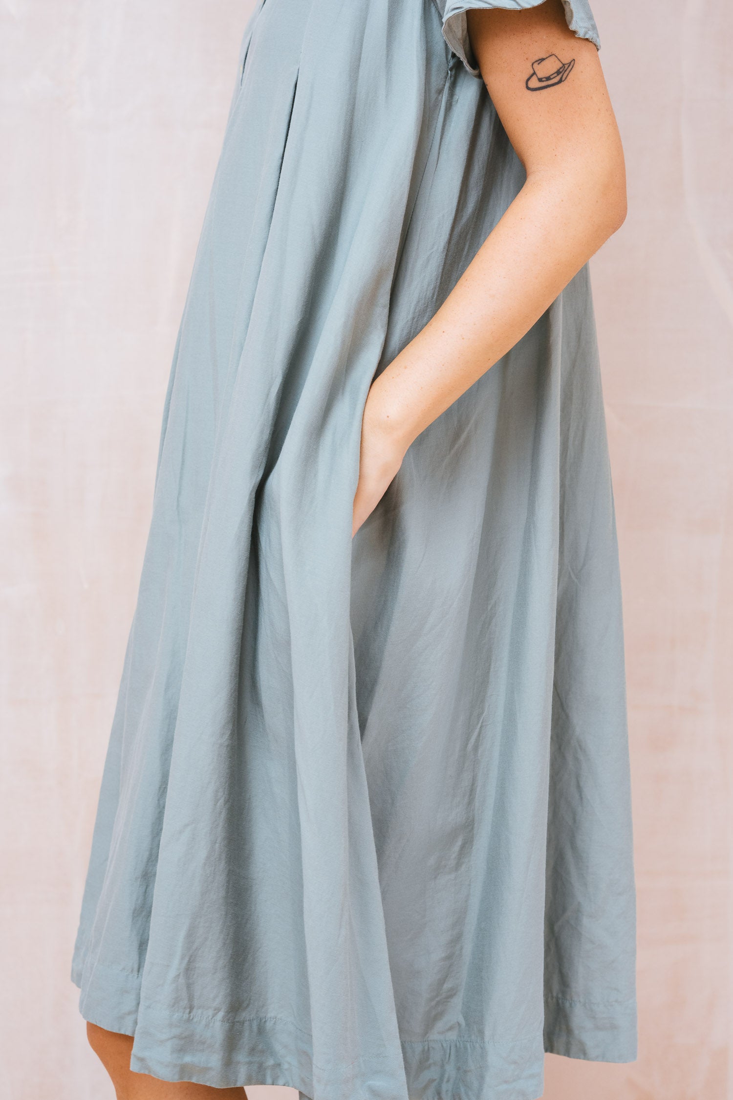 dolls dress silk cotton satin