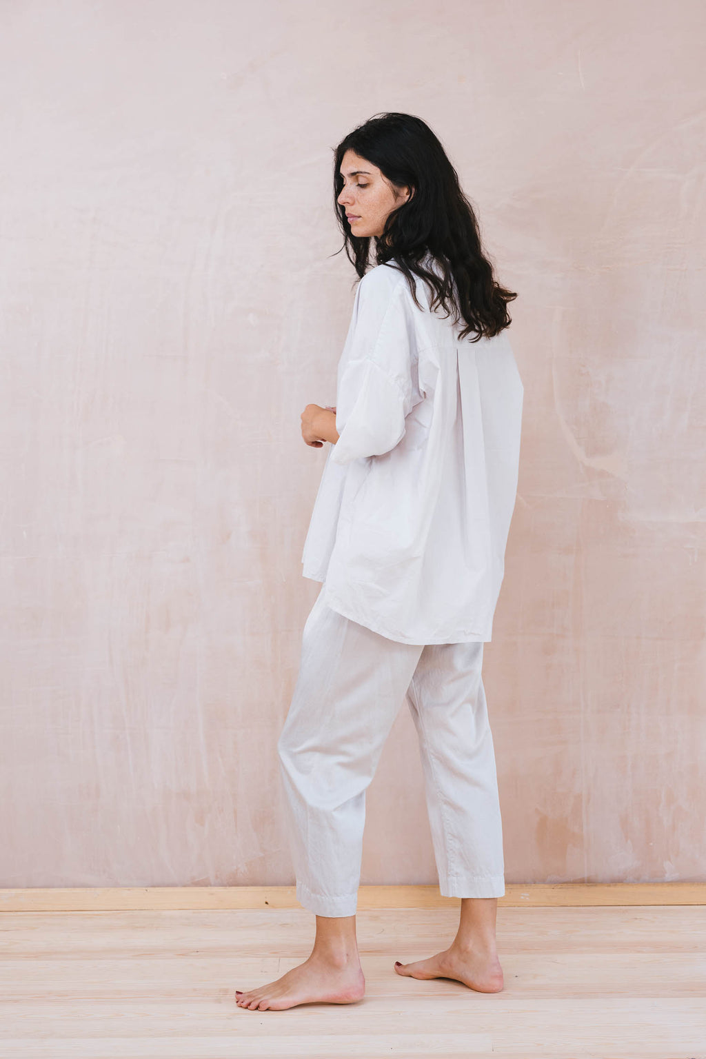 japan pants silk cotton satin