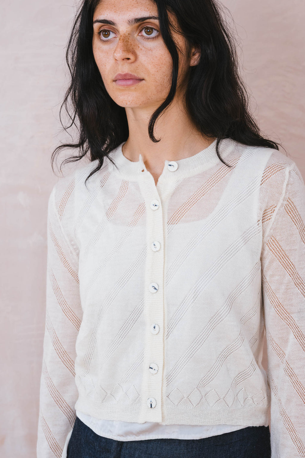 fine nickel cardigan