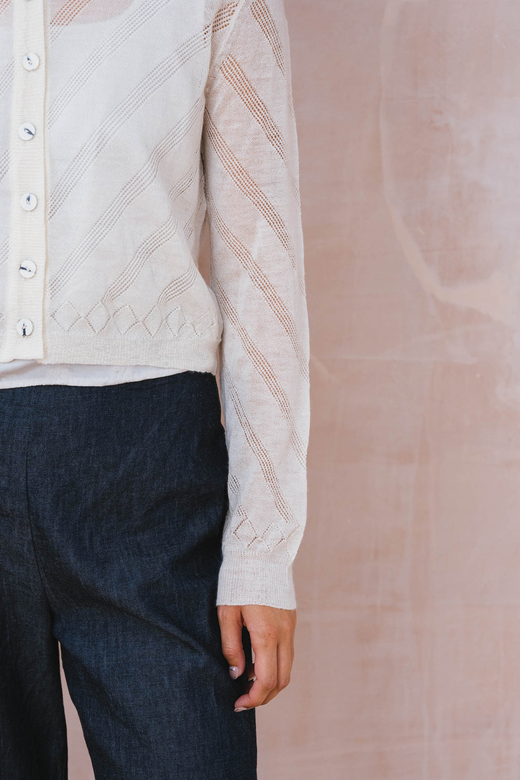 fine nickel cardigan
