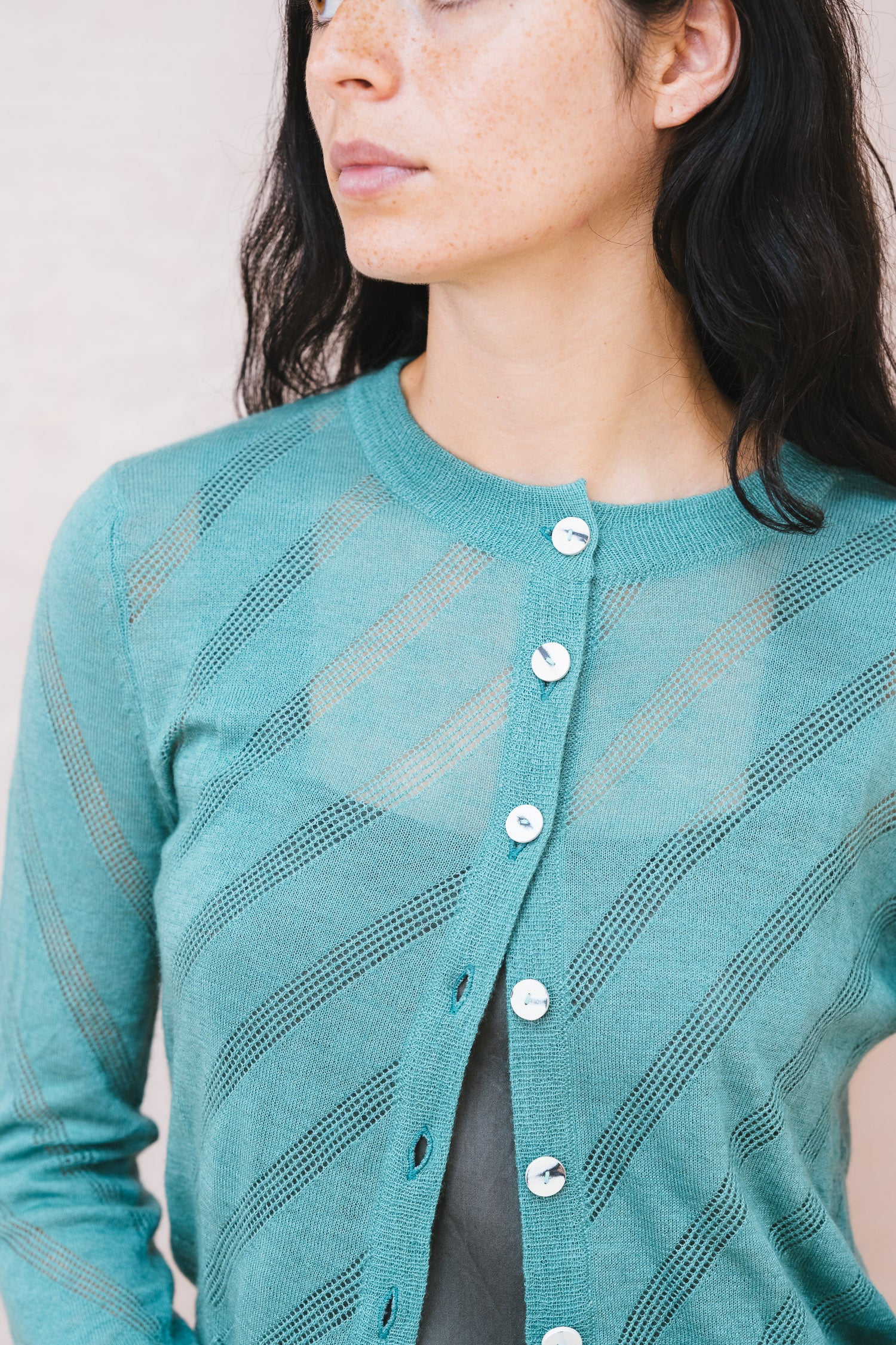 fine nickel cardigan