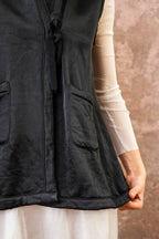 reversible body warmer back pleat flight