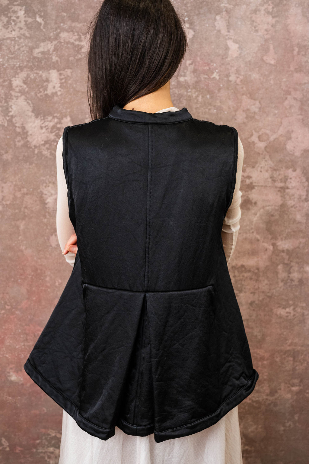 reversible body warmer back pleat flight
