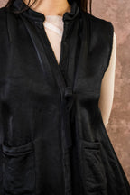 reversible body warmer back pleat flight