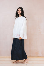 flowers button thru shirt kilberry cotton