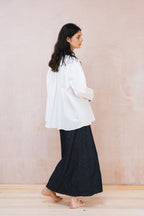 flowers button thru shirt kilberry cotton