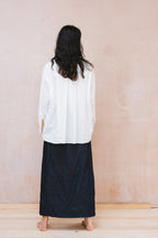 flowers button thru shirt kilberry cotton