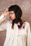flower scarf cashmere