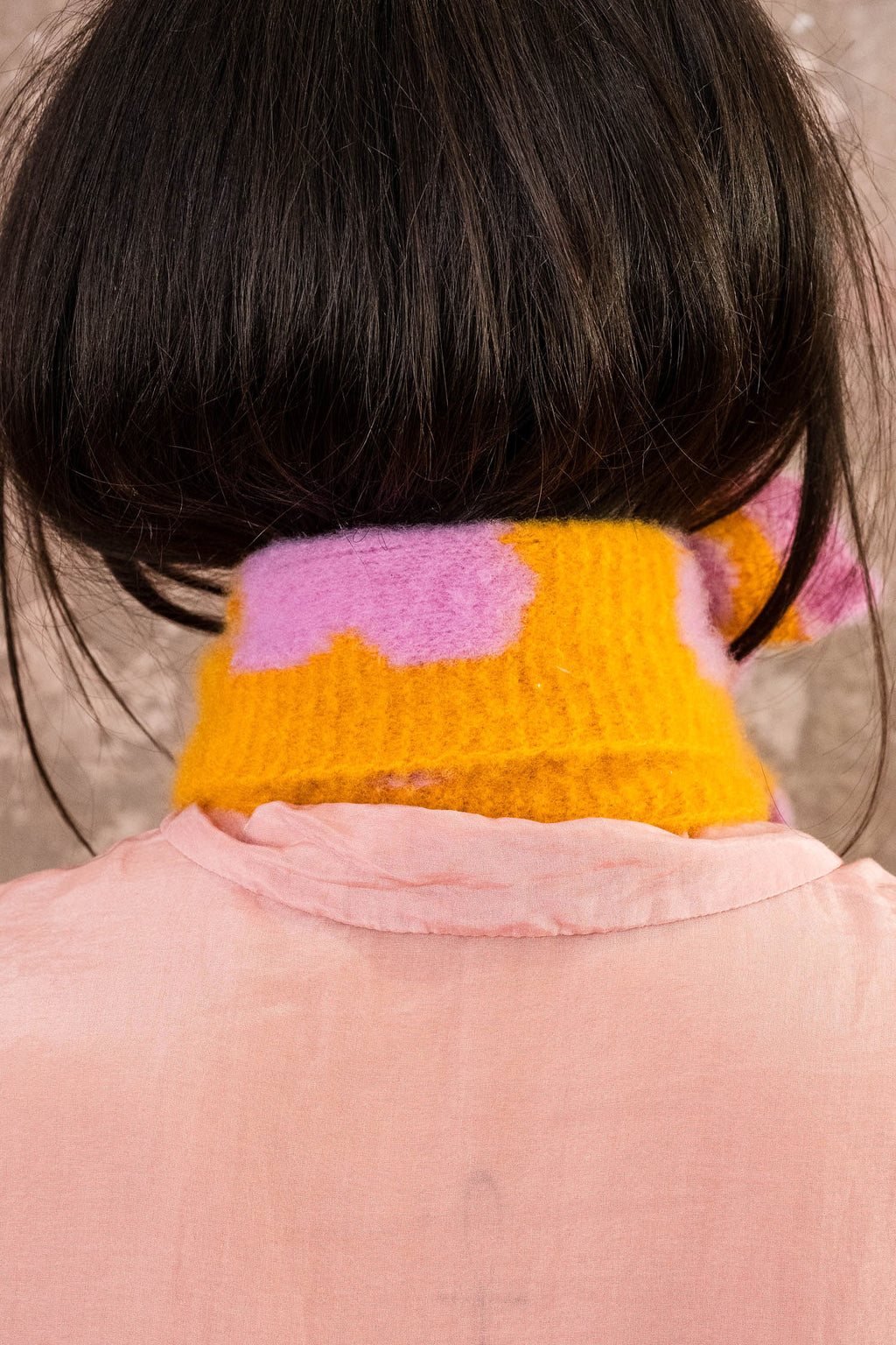 flower scarf cashmere